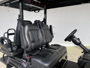 Evolution Black D5 Maverick 4 Passenger Golf Cart  05